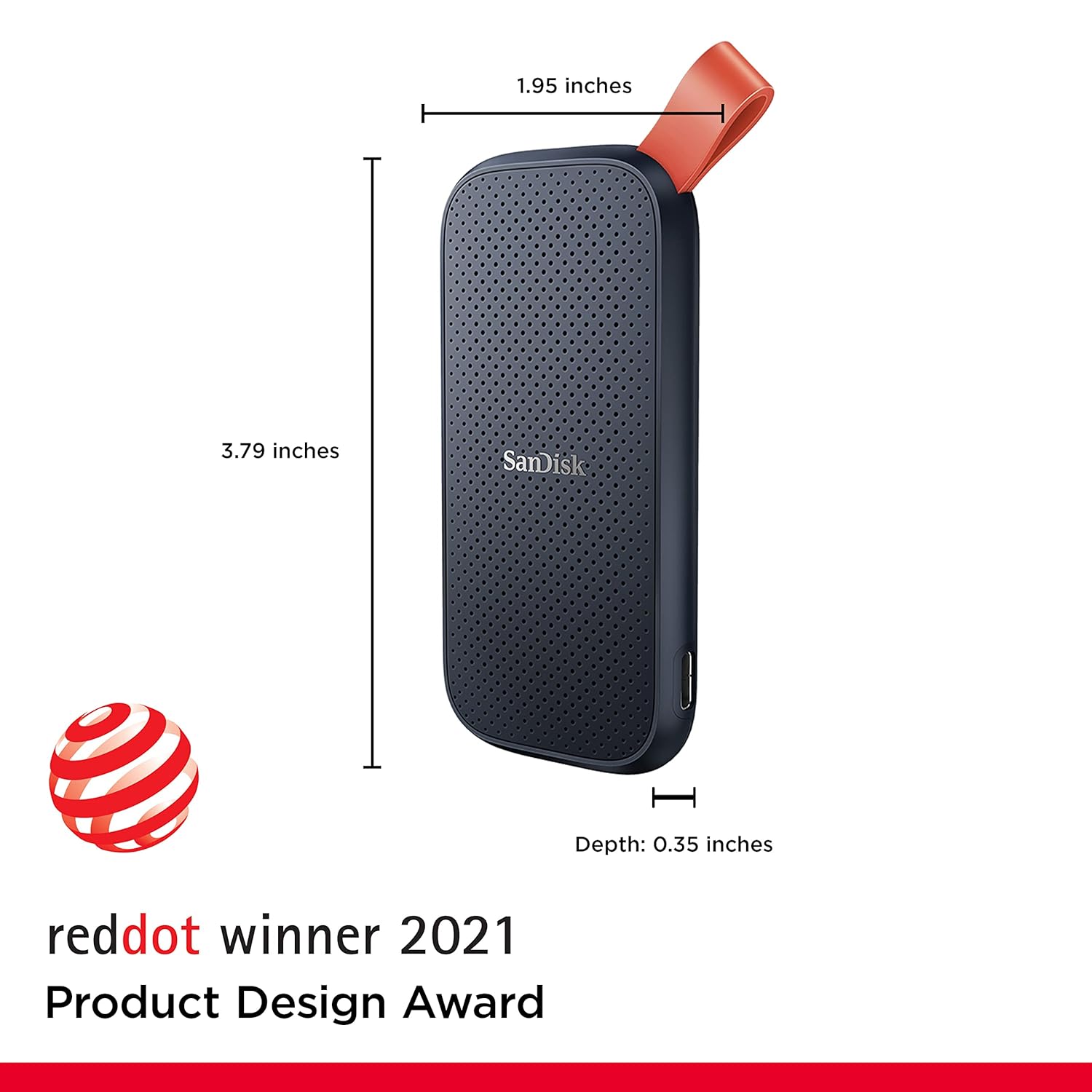 SanDisk Portable SSD 1TB 2TB | 800MB/s Speed, 3-Year Warranty, Upto 2 Meter Drop Protection, Rugged | E30 SanDisk Portable SSD 1TB 2TB | 800MB/s Speed, 3-Year Warranty, Upto 2 Meter Drop Protection, Rugged | E30